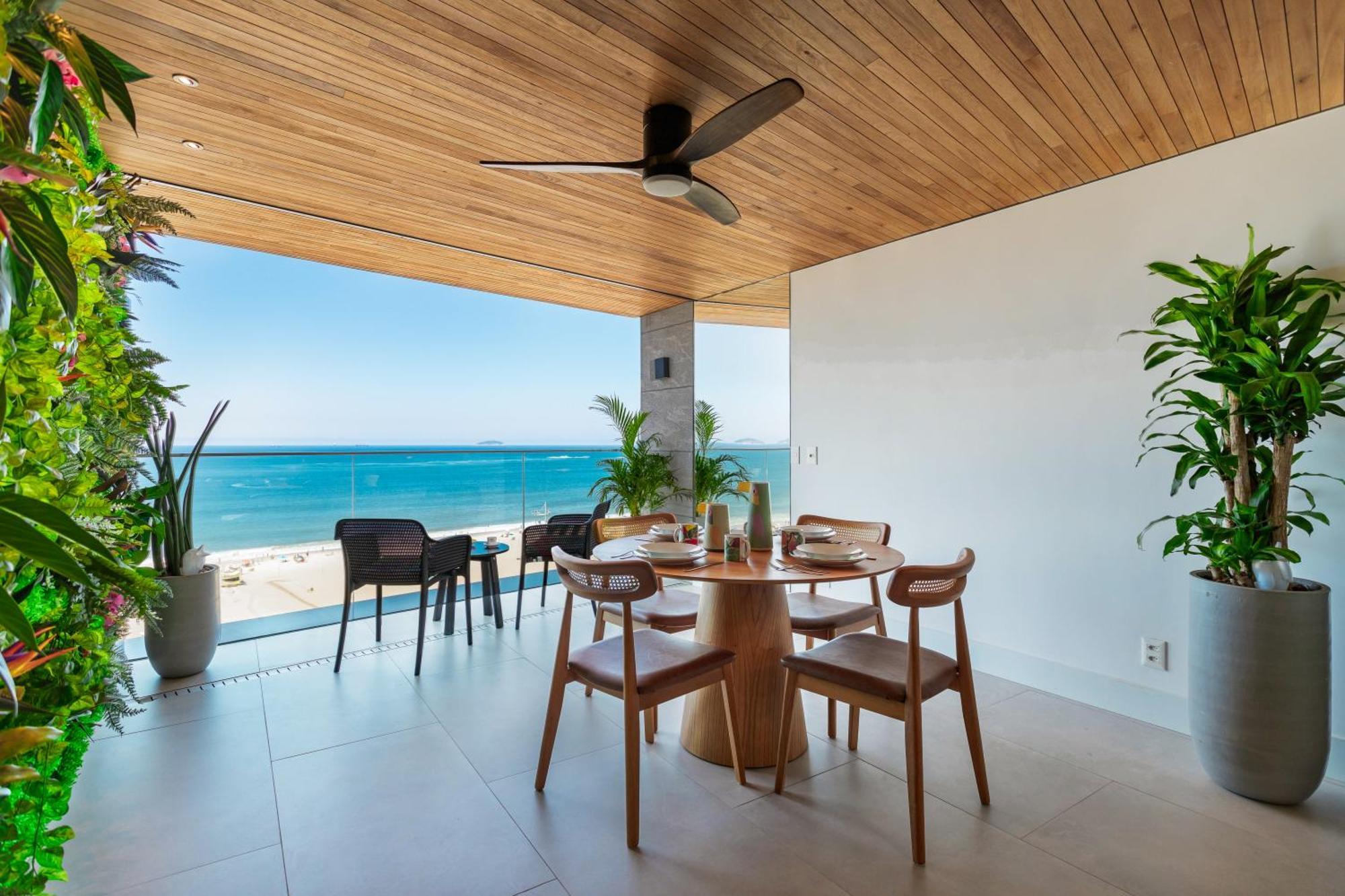 Unhotel - Luxuosos Apartamentos Na Atlantica A Beira-Mar, Copacabana ริโอเดจาเนโร ภายนอก รูปภาพ