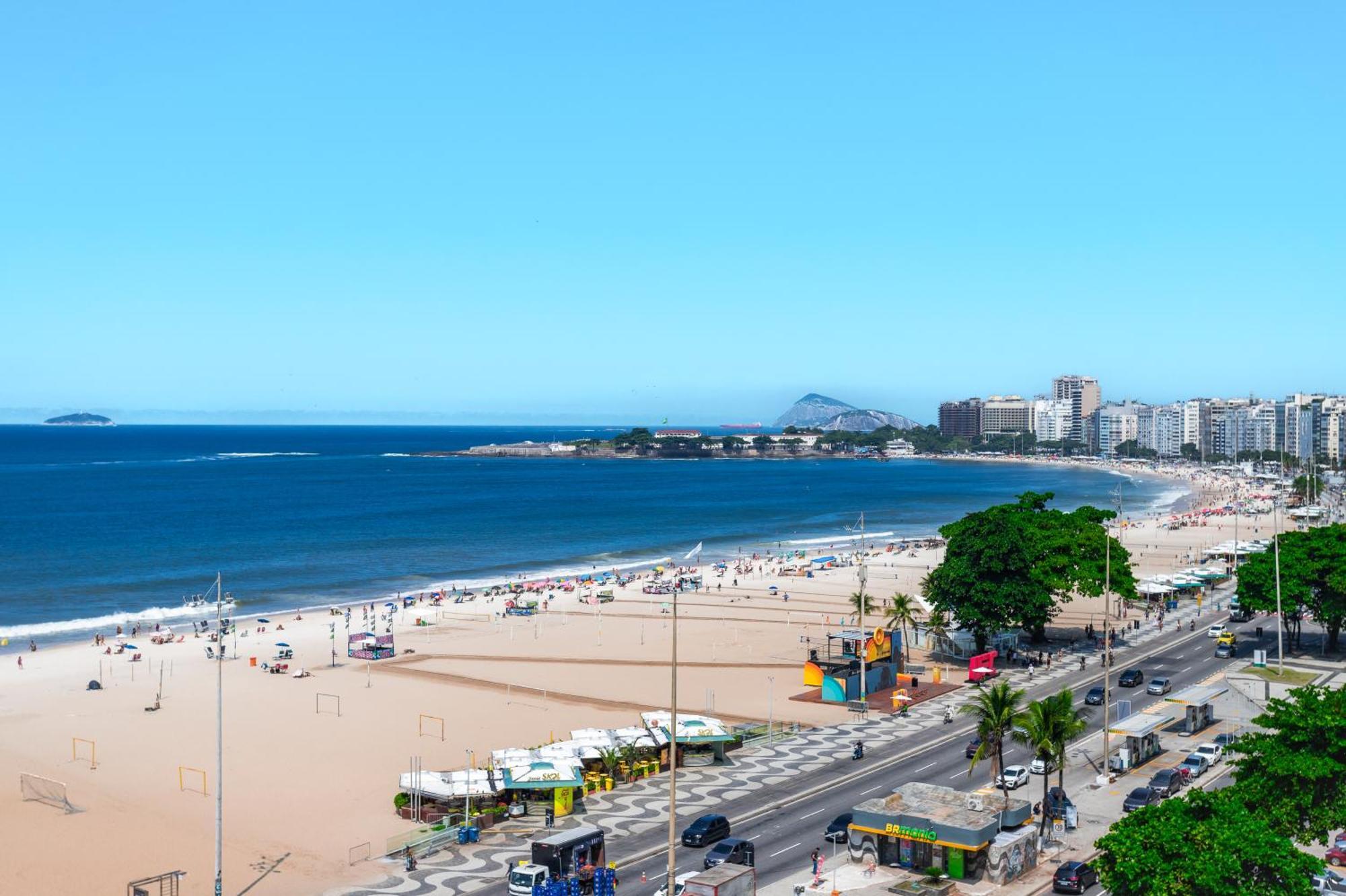 Unhotel - Luxuosos Apartamentos Na Atlantica A Beira-Mar, Copacabana ริโอเดจาเนโร ภายนอก รูปภาพ