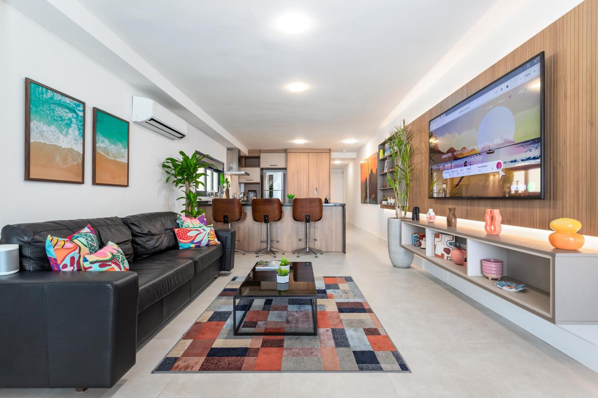 Unhotel - Luxuosos Apartamentos Na Atlantica A Beira-Mar, Copacabana ริโอเดจาเนโร ภายนอก รูปภาพ