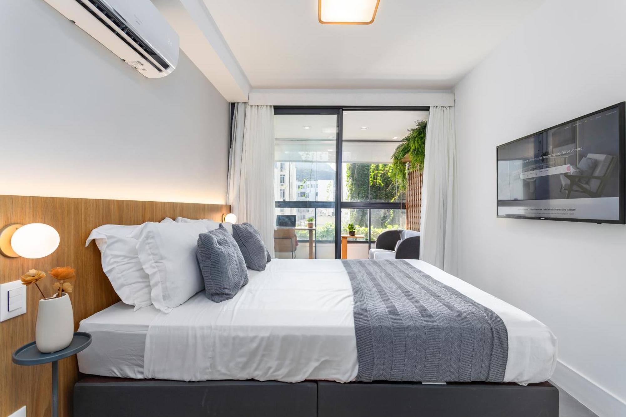 Unhotel - Luxuosos Apartamentos Na Atlantica A Beira-Mar, Copacabana ริโอเดจาเนโร ภายนอก รูปภาพ