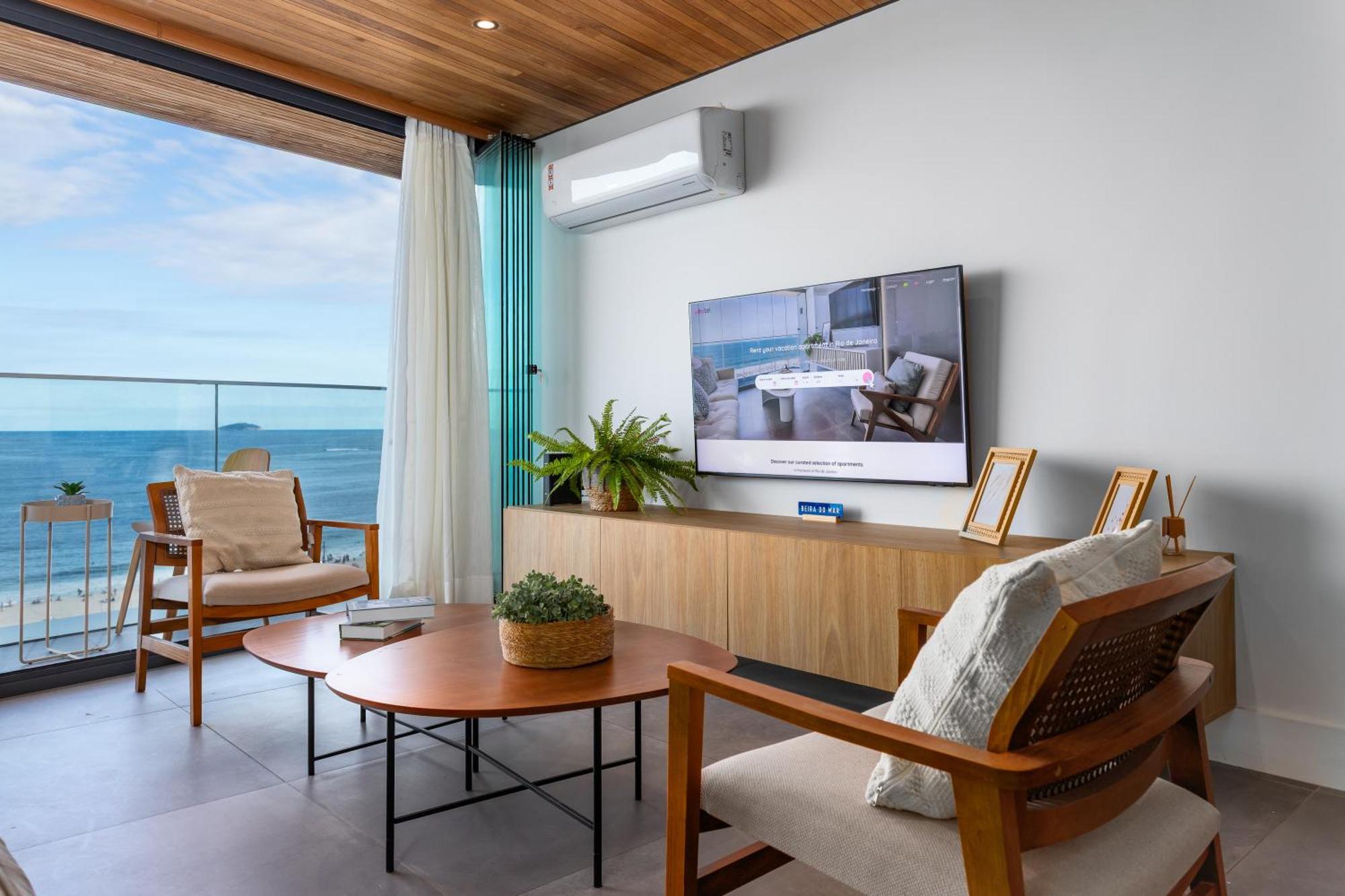 Unhotel - Luxuosos Apartamentos Na Atlantica A Beira-Mar, Copacabana ริโอเดจาเนโร ภายนอก รูปภาพ