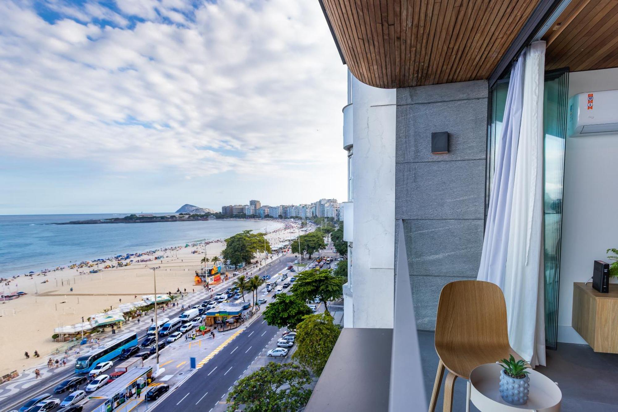 Unhotel - Luxuosos Apartamentos Na Atlantica A Beira-Mar, Copacabana ริโอเดจาเนโร ภายนอก รูปภาพ